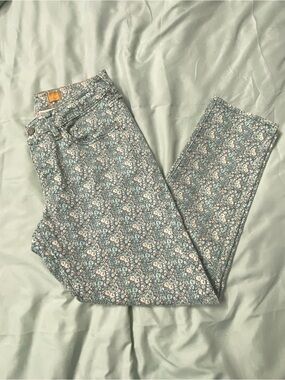 Pilcro and the Letterpress Anthropologie Floral Ditsy Print Jeans - Size 27 (4)